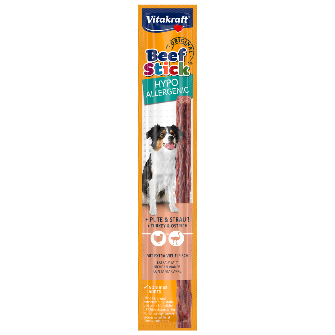 Hundegodbid beefstick HYPOALLERGENIC