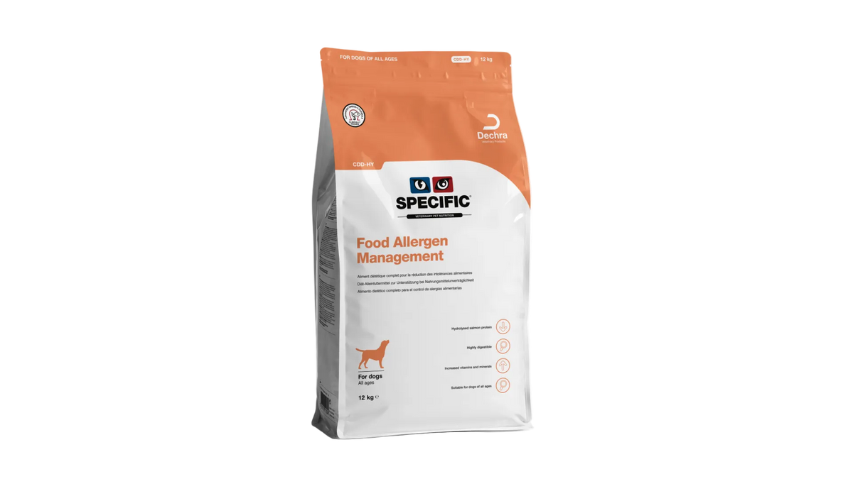Specific - Foderallergi - hydrolyseret hundefoder CDD-HY 12kg