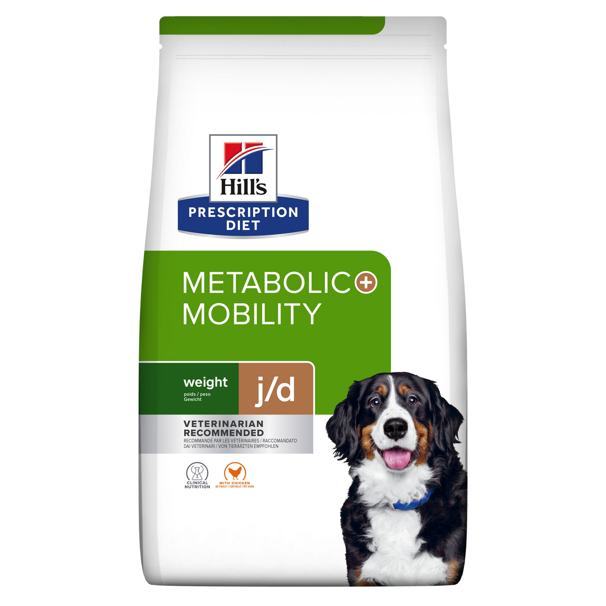Hill's PRESCRIPTION DIET Metabolic + Mobility Weight Management j/d tørfoder til hunde med kylling 12kg pose