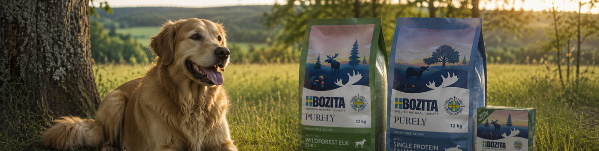 Bozita hundefoder - skab og lavet i Sverige