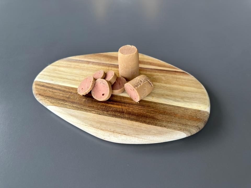 Hundegodbid, Trænings pølse med and