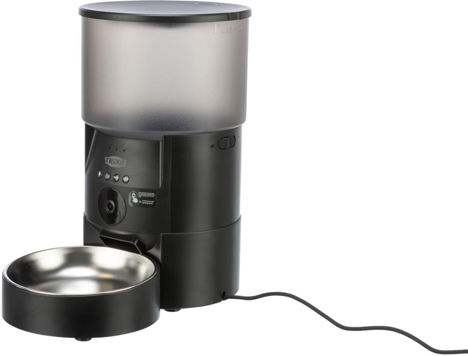 Trixie TX4 Smart Automatisk Foderdispenser – appstyret foderautomat til små hunde og katte