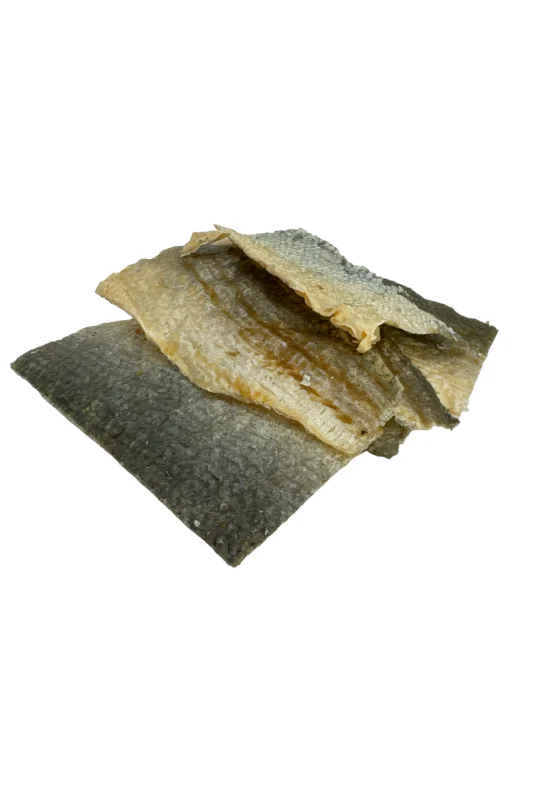 Hundegodbid Naturligt lakseskind - store lækre hundesnacks