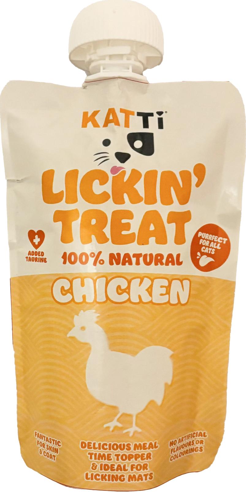 Katte vådfoder, godbidspasta, til Katte Lickin Treat