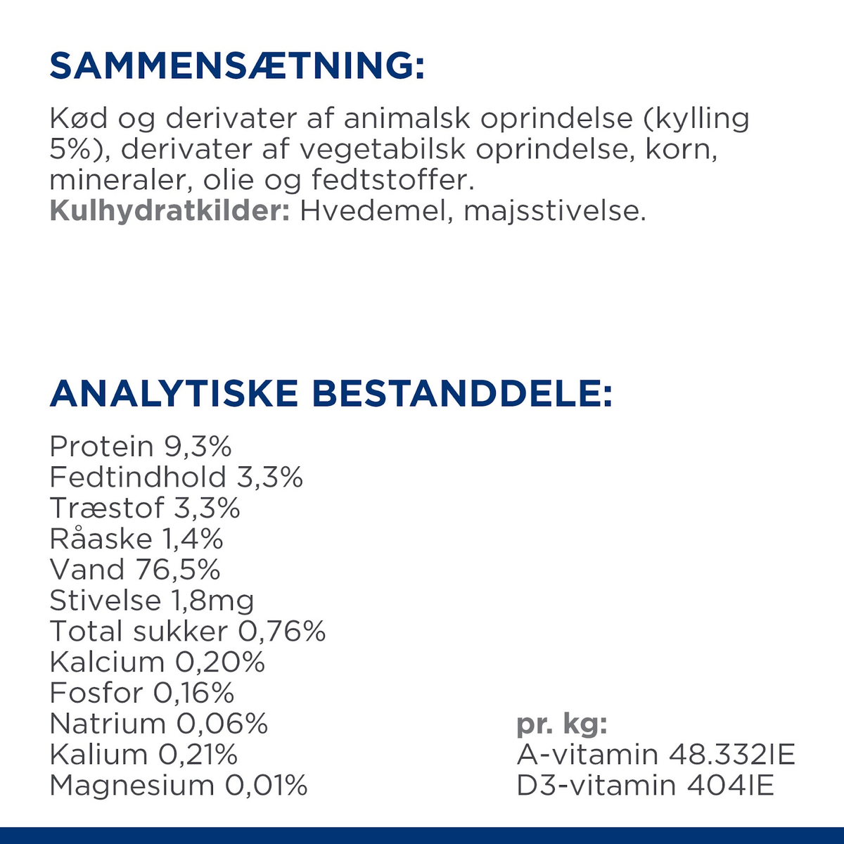 Hill's PRESCRIPTION DIET w/d Multi-Benefit kattefoder med kylling - 156g