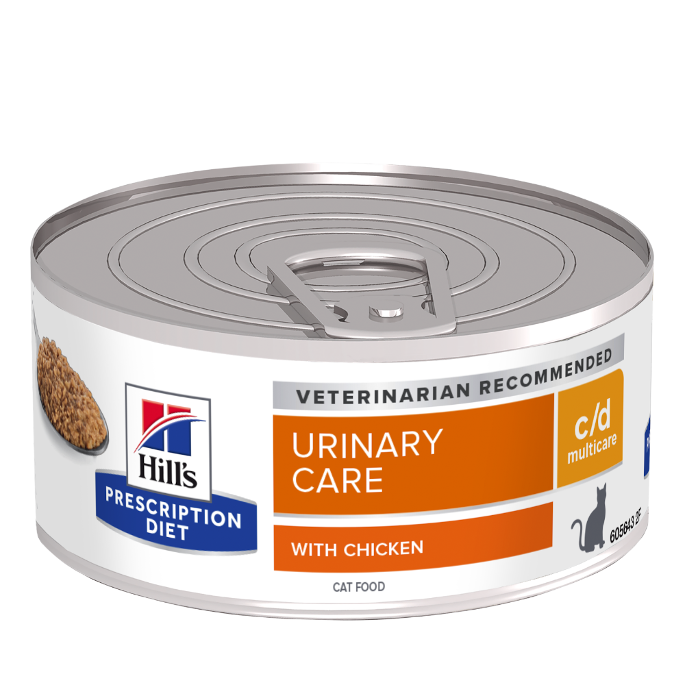 Hill's PRESCRIPTION DIET c/d Multicare Urinary Care kattefoder med kylling - 156g