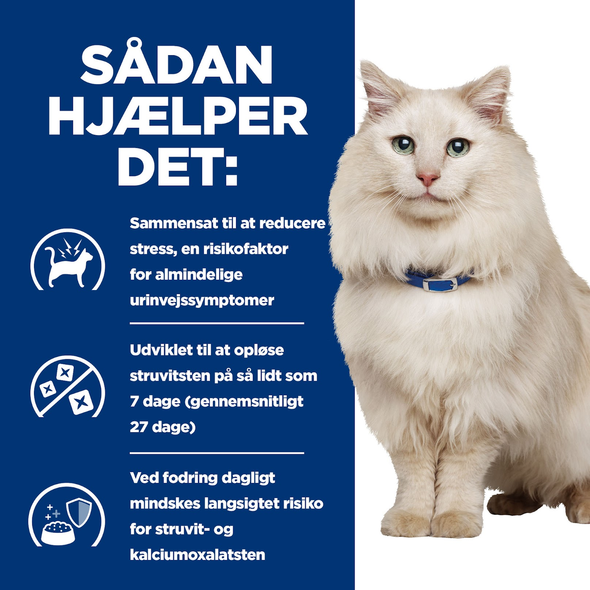 Hill's Prescription Diet c/d Multicare Stress Stew kattefoder med kylling og tilsatte grøntsager