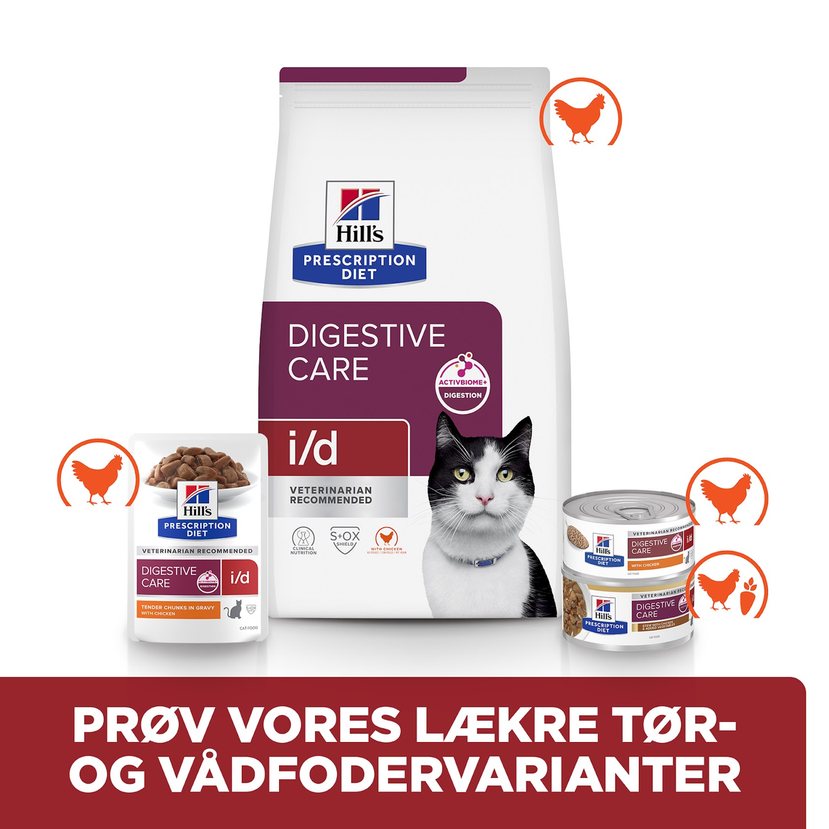 Hill's PRESCRIPTION DIET i/d Stew kattefoder med kylling & grøntsager
