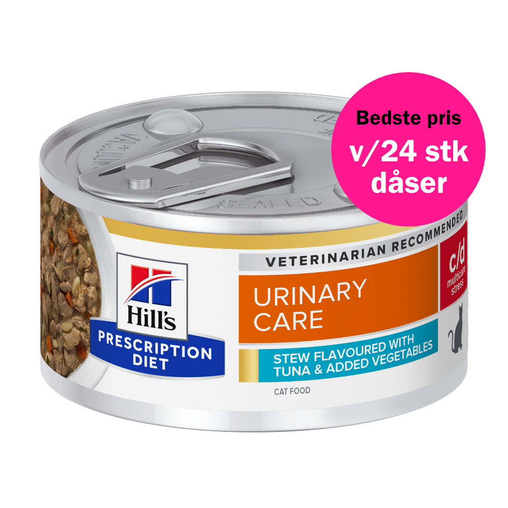 Hill's Prescription Diet c/d Multicare Stress Stew Tun - Urinvejsfoder til katte