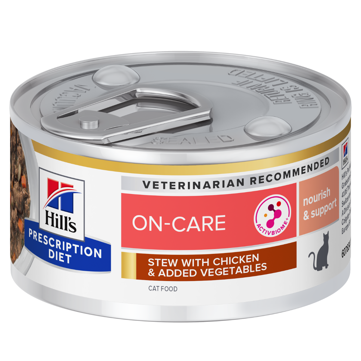Hill's Prescription Diet On-Care stew til katte med kylling & grøntsager
