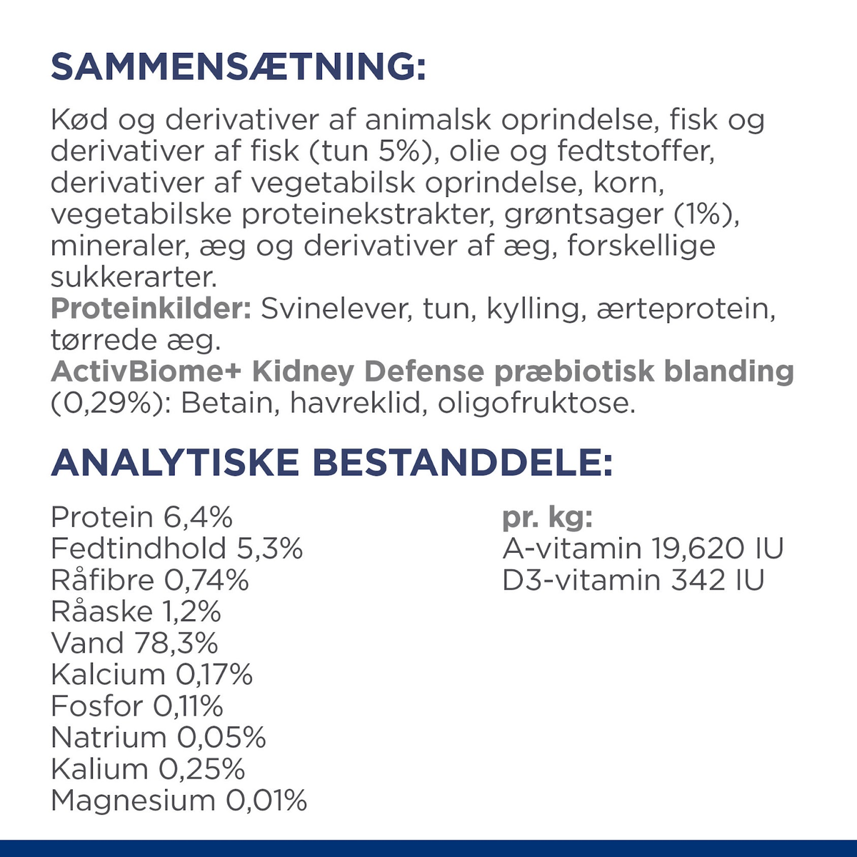 Hill's Prescription Diet k/d Stew til katte med tun og tilsatte grøntsager