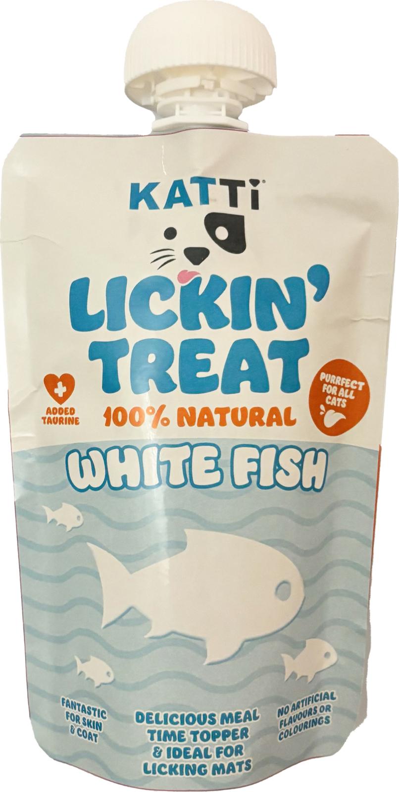 Katte vådfoder, godbidspasta, til Katte Lickin Treat