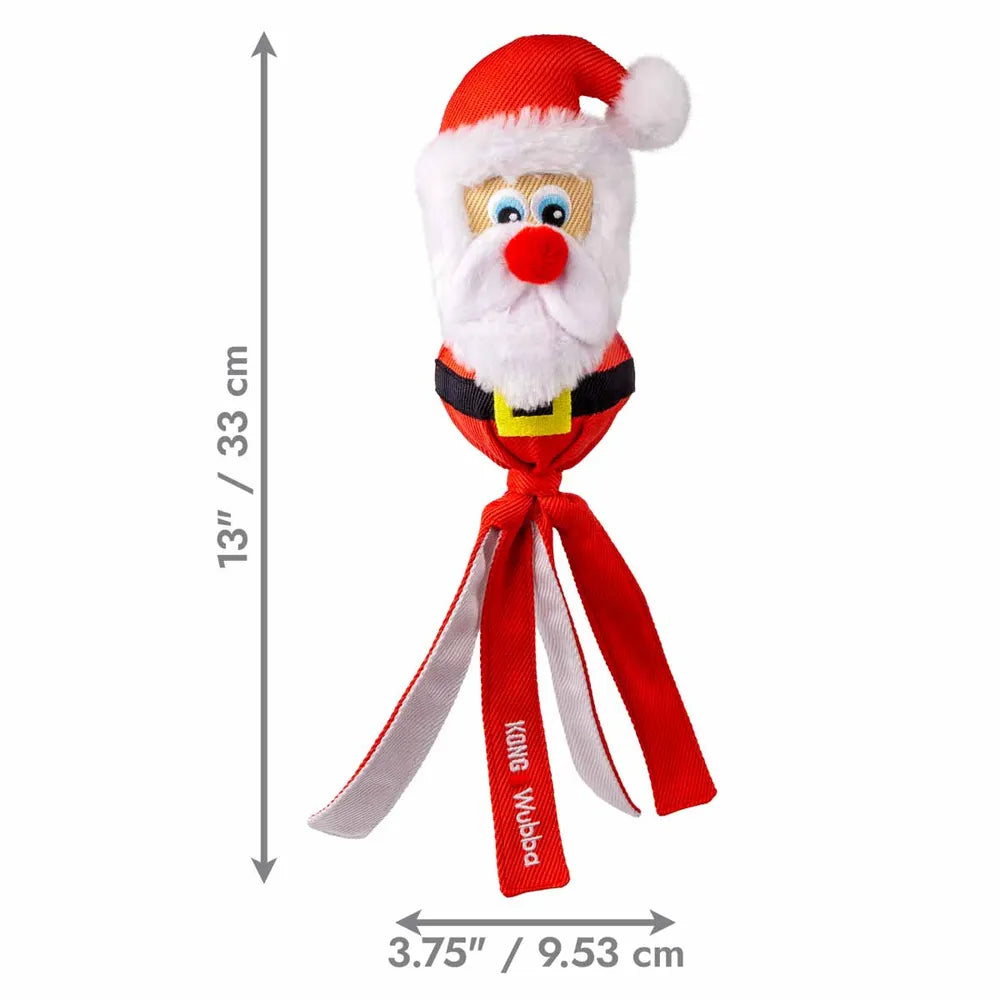 Kong Wubba Holiday Large - Pingvin, Julemand eller rensdyr