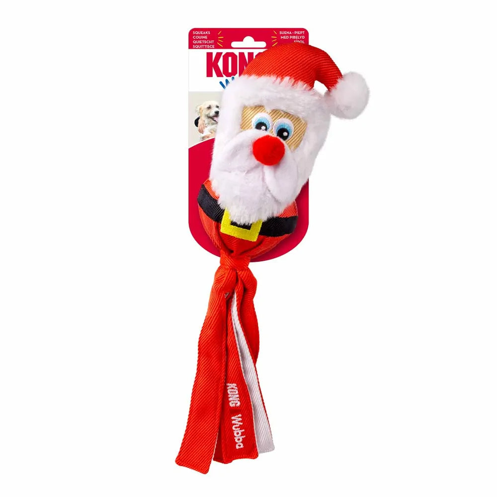 Kong Wubba Holiday Large - Pingvin, Julemand eller rensdyr