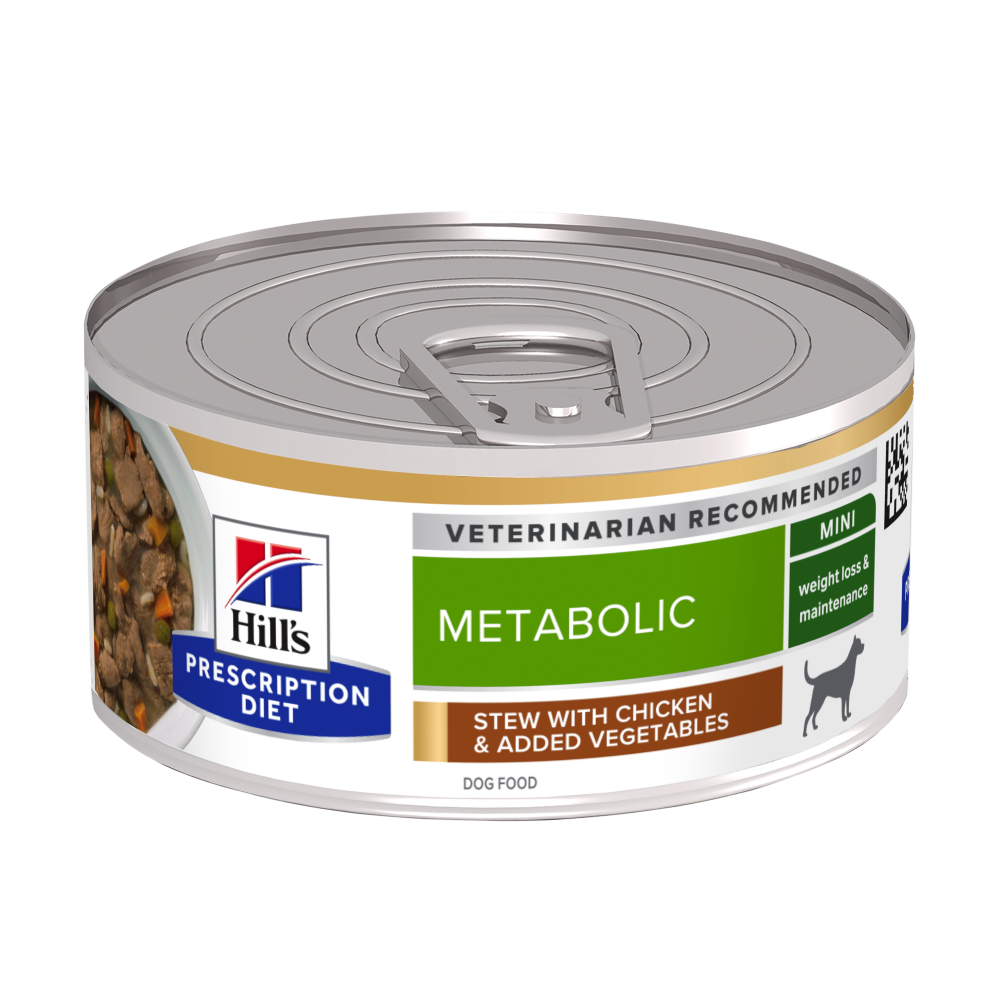 Hill’s PRESCRIPTION DIET Canine Metabolic Mini Stew Chicken &amp; Vegetables 156g