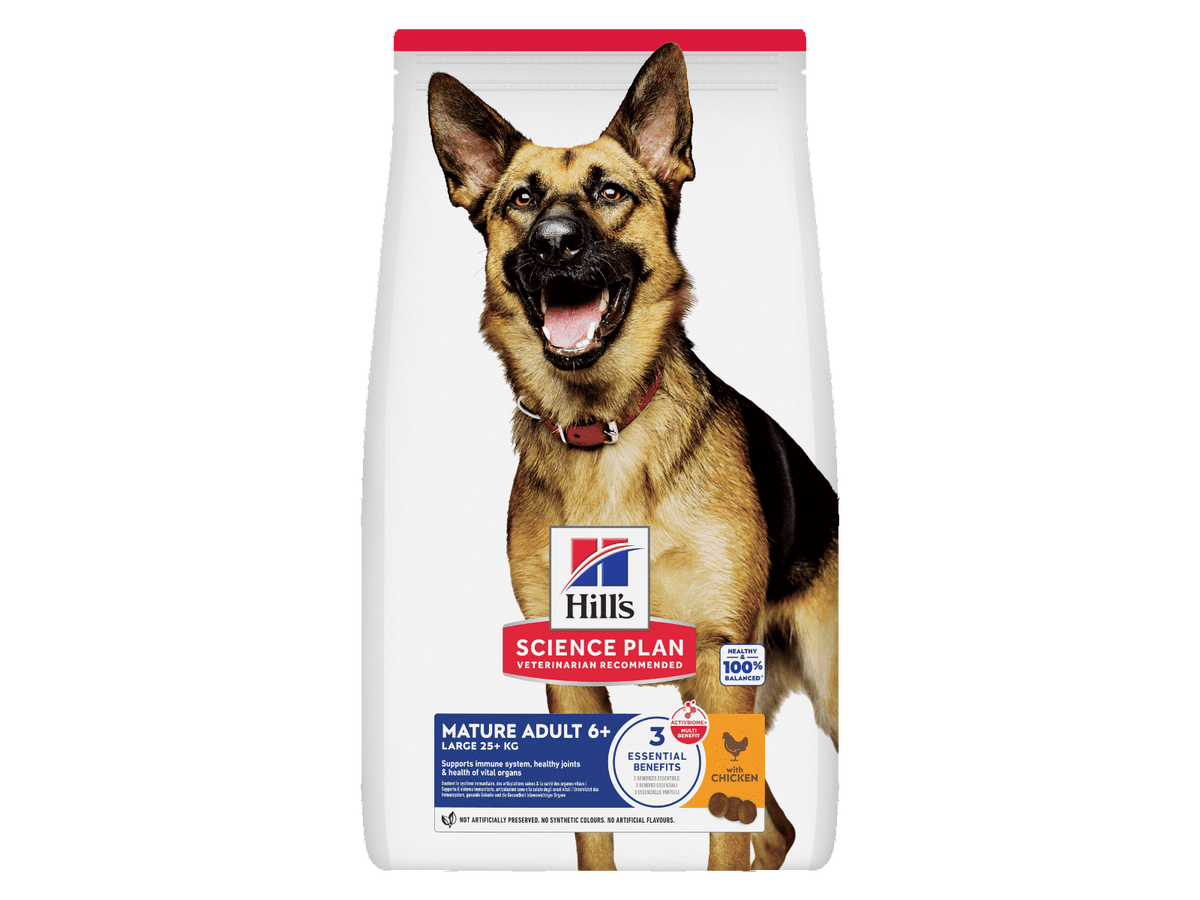 Hill's Science Plan Mature Adult Large Breed Hundefoder Kylling 12 kg