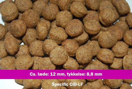 Kibble shape og størrelse - CID-LF