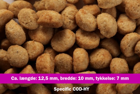 Kibble shape og størrelse - Specific COD-HY