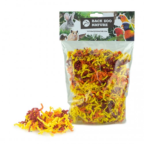 Crinkle Paper Sun Mix | tilbehør til fuglebur til fugle