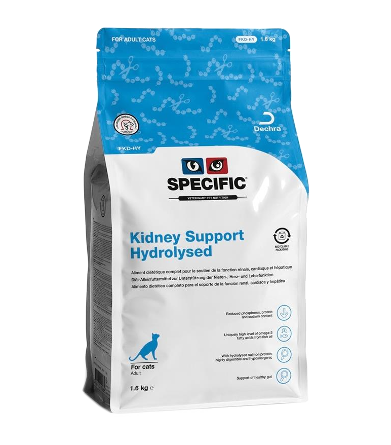 Specific FKD-HY - Nyresupport til katte med hydrolyseret protein
