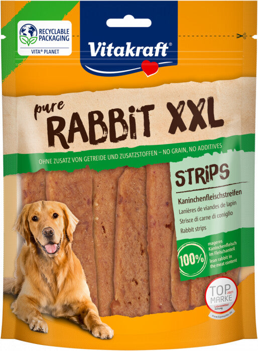 RABBIT STRIPS XXL – Kaninstrimler i stor pakke (250g)