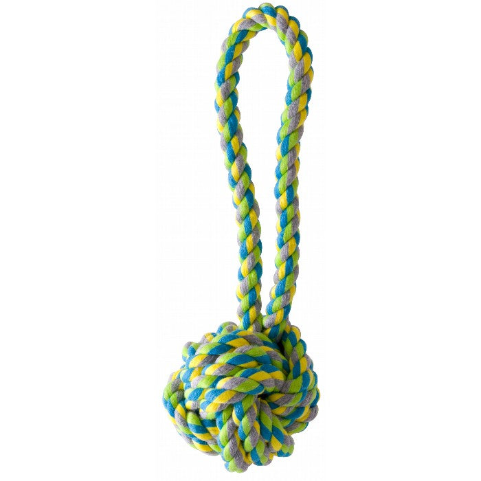 Reblegetøj til hunde, Reb med bold, 3 str.