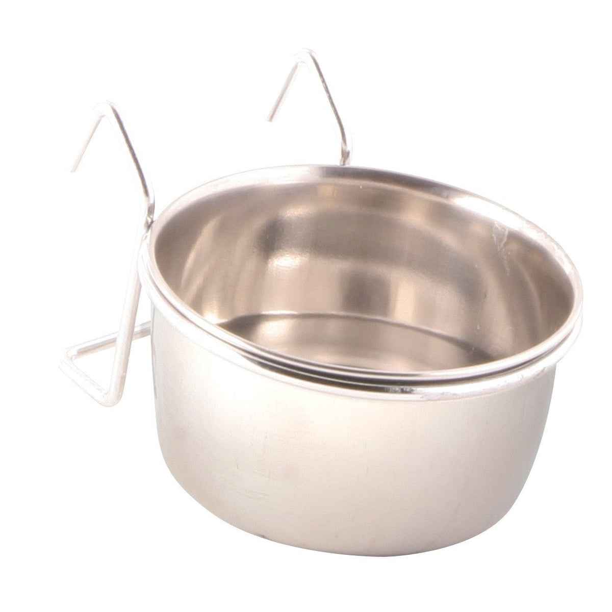 Ting til fugle - Stålskål med holder til fugle- eller gnaverburet - Hvor kæledyr ville handle - Foderboxen.dk