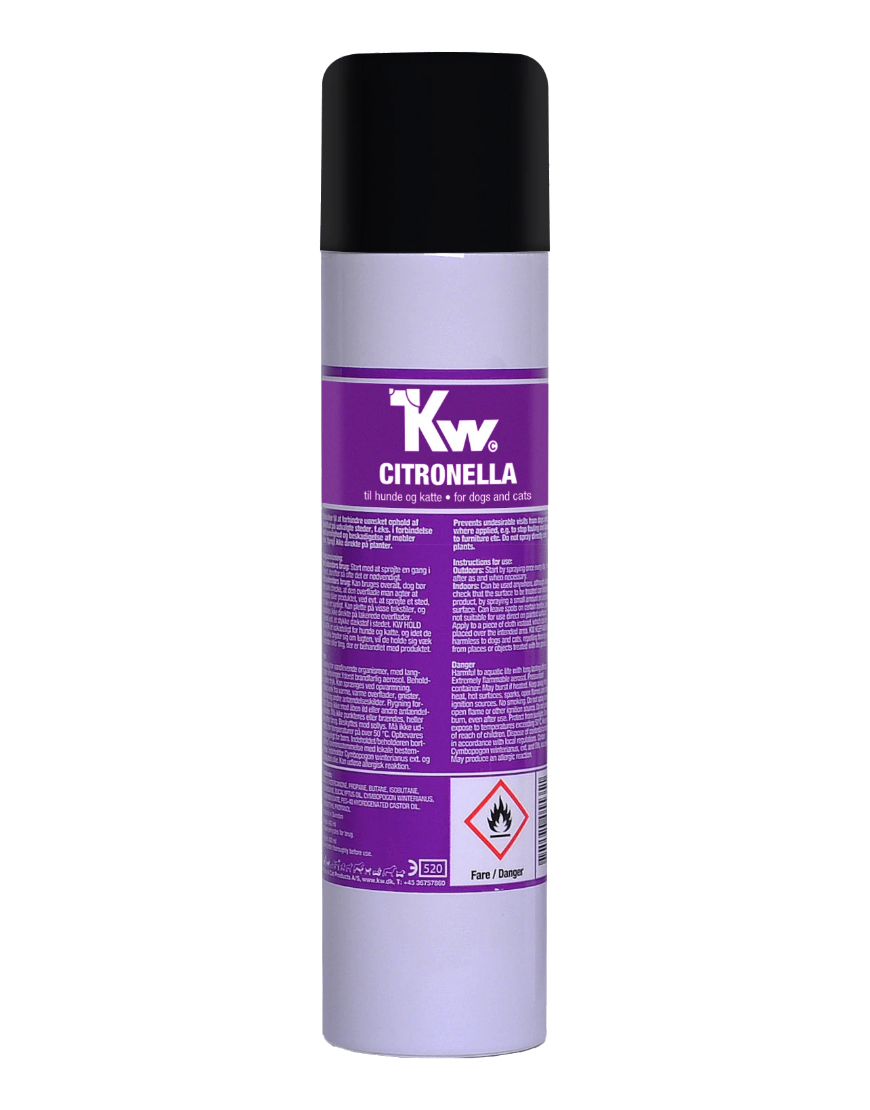 KW Citronella Gå Væk Kat Spray - Hold Katte & Hunde Væk