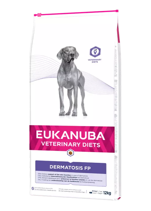 Eukanuba Dermatosis  Hundefoder Veterinary Diets - Til hunde med hudproblemer - 12 kg