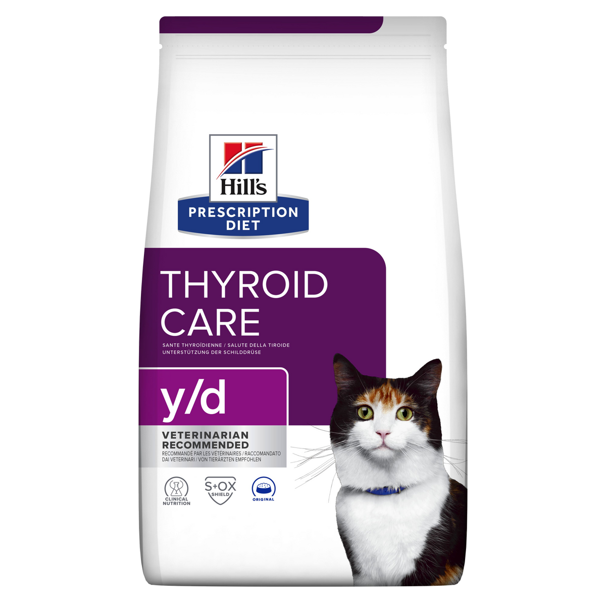 Hill's PRESCRIPTION DIET y/d Thyroid Care tørfoder til katte 1.5kg pose