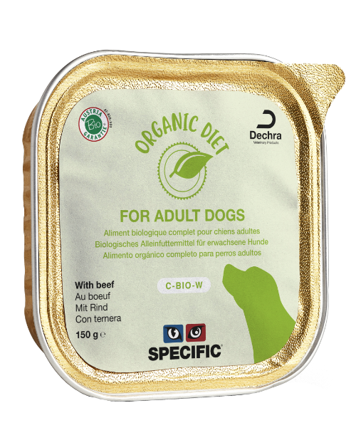 Økologisk vådfoder fra Specific til hunde - C-BIO-W 5x150g