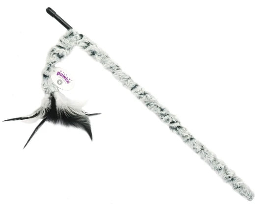 Drillepind med fjer 46cm