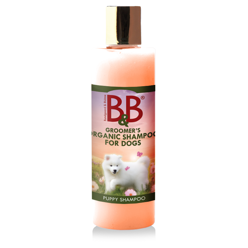 B&B økologisk hvalpeshampoo 0-8mdr. med mandelolie