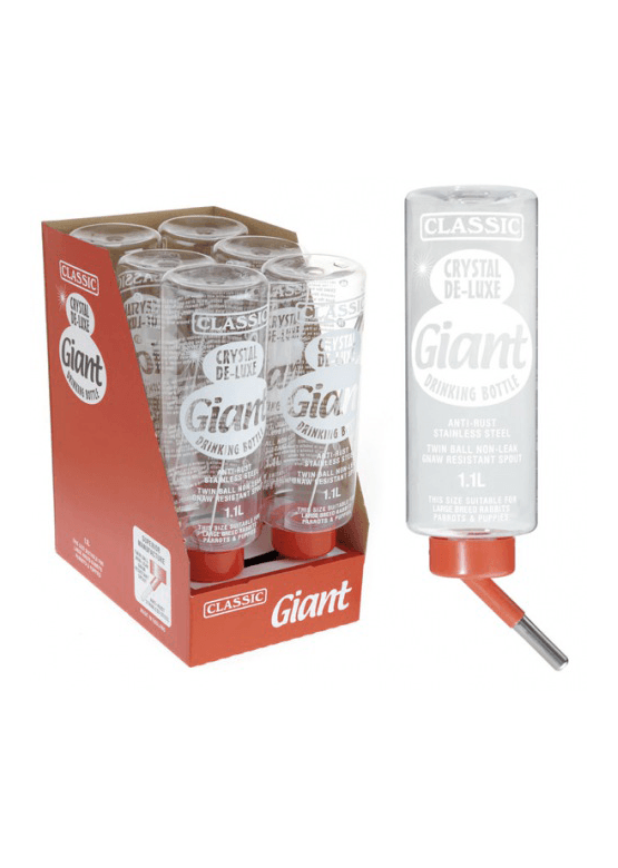 Drikkeflaske i plast til gnaver og kanin