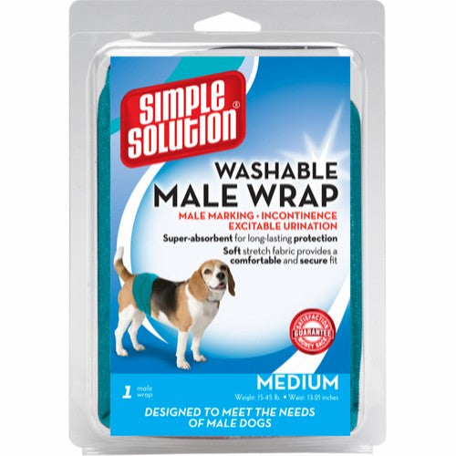 Simple Solution Vaskbar MAVEBÅND til HANHUNDE, God kvalitet, rigtig god pasform!