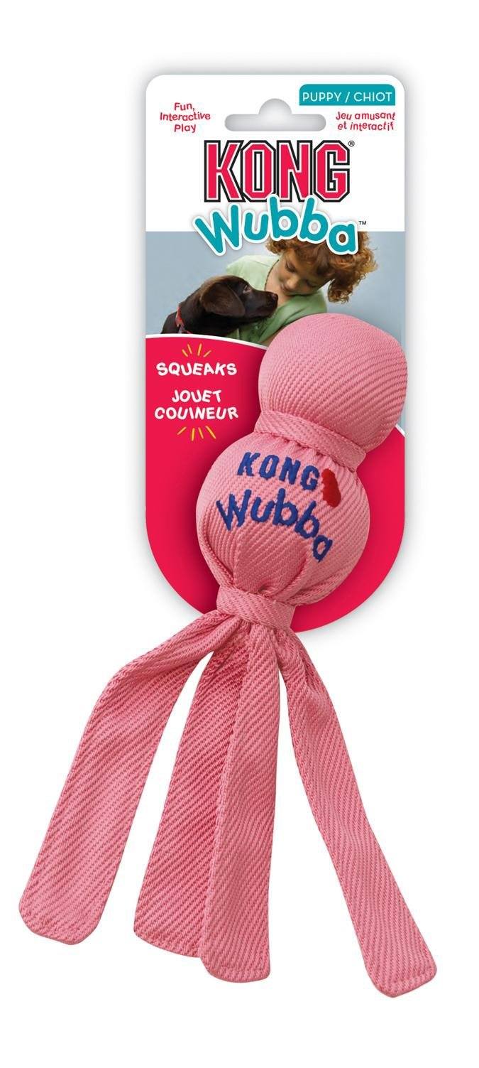 Hundelegetøj, slidstærkt til hvalpe, Kong Wubba