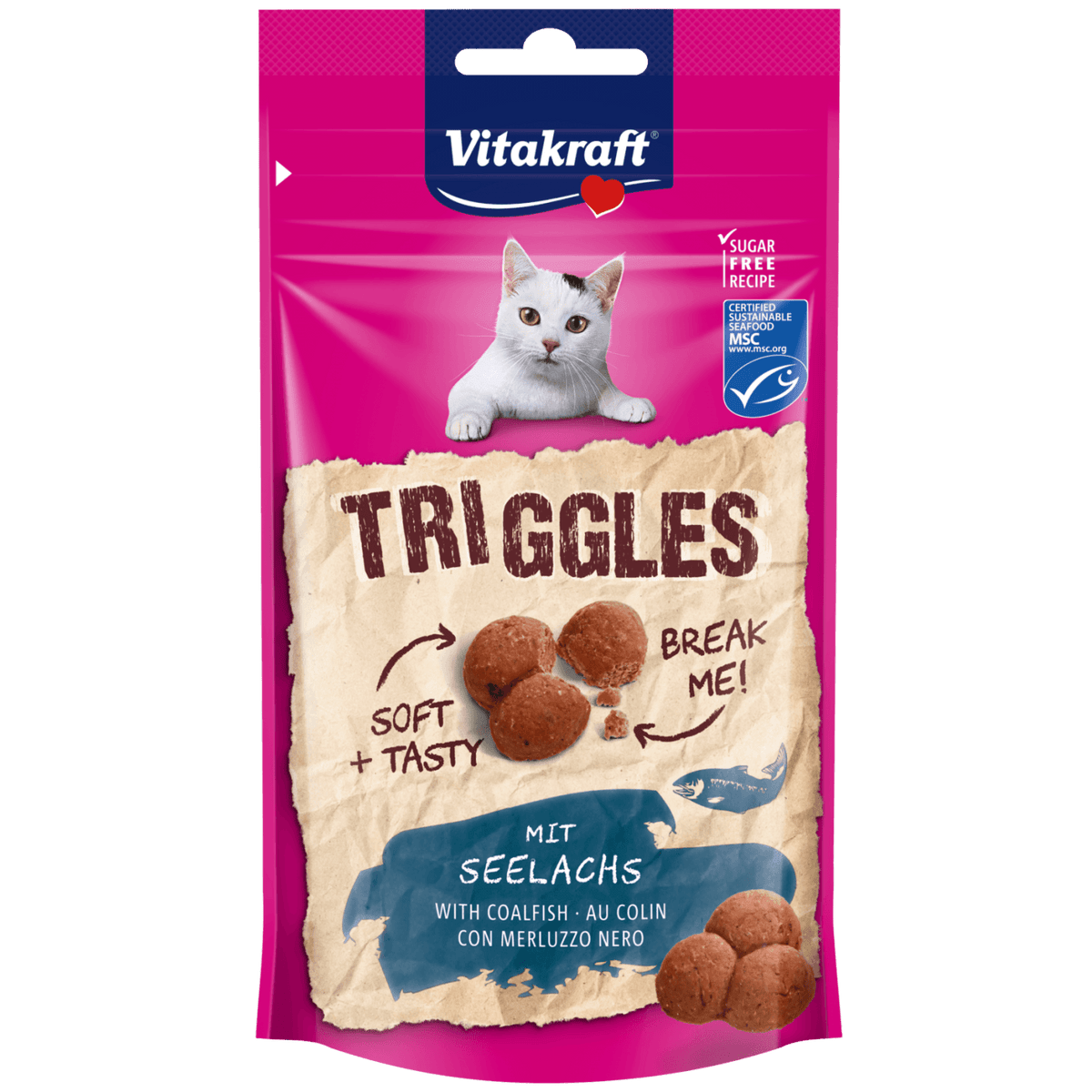 Kattegodbid med laks, Triggles