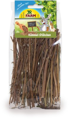 Gnaver og fuglesnacks fra JR farm tørrede kommen stænger i en pose er ideelle til at forbedre fordøjelsen og fremme naturlig adfærd hos små dyr. Disse KUMMIN STICKS fra JR Farm er lavet af materialer af høj kvalitet og er et yndet valg blandt kæledyrsejere.