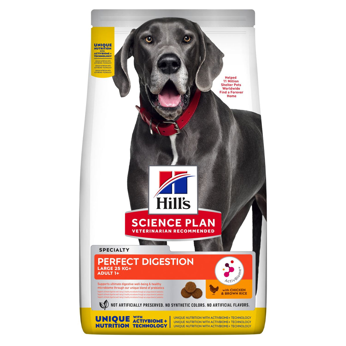 12 kg Hills Adult Perfect Digestion Large Breed with Chicken & Brown Rice